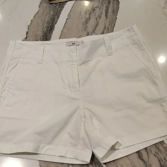 3 Pairs Vineyard Vines Women's Cargo Shorts - White, Light Gray, Tan Size 6/4 - Picture 10 of 15